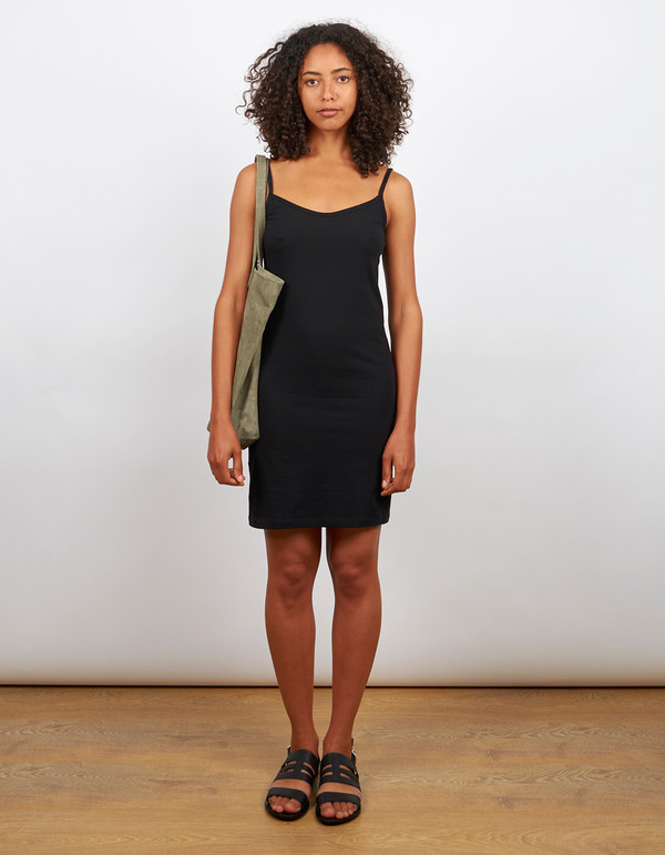 Kowtow Building Block Cami Dress Black Kowtow Building Block Cami Dress Black