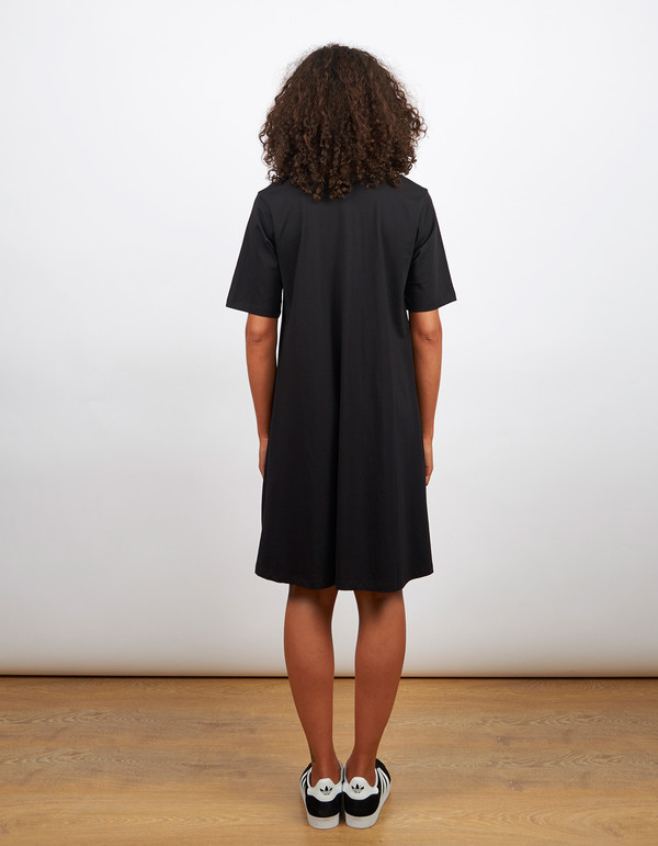 Kowtow Building Block Swing Dress Black Kowtow Building Block Swing Dress Black