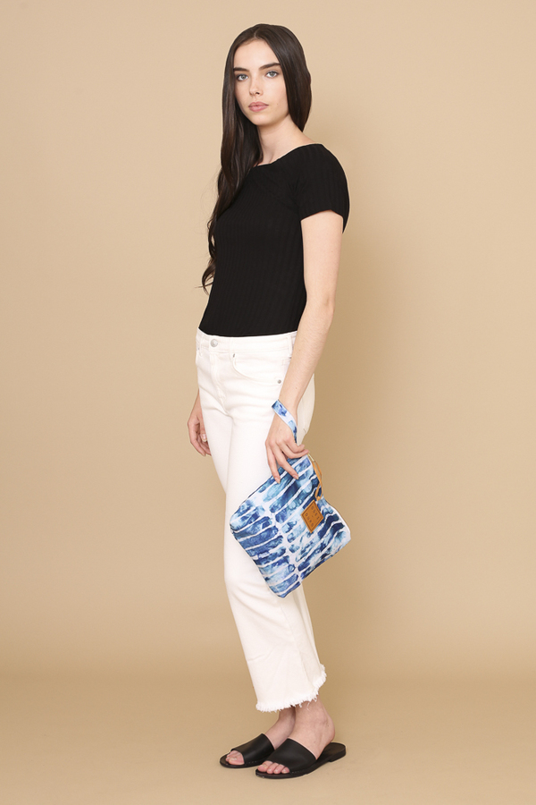 Osei-Duro Stibio Pouch in Marine Chalk Osei-Duro Stibio Pouch in Marine Chalk