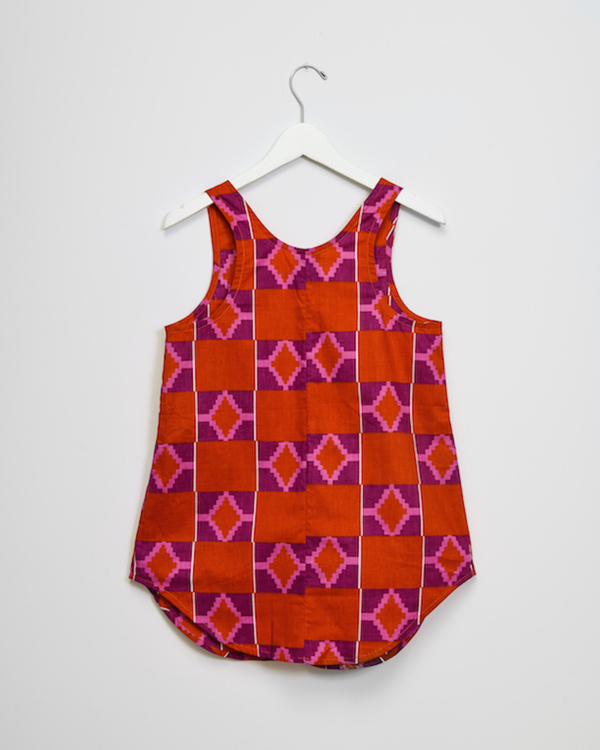 Osei-Duro Runa Tank in Hibiscus Osei-Duro Runa Tank in Hibiscus