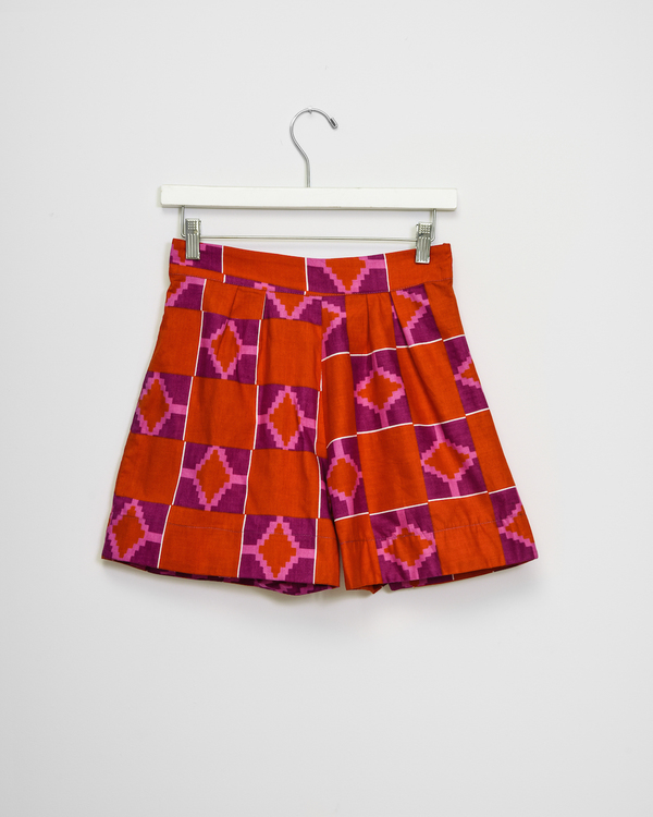 Osei-Duro Parva Shorts in Hibiscus Osei-Duro Parva Shorts in Hibiscus