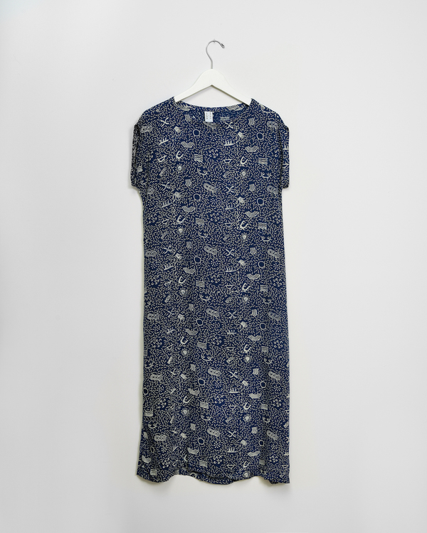 Osei-Duro Maena Boubou in Cobalt Doodle-Bop Osei-Duro Maena Boubou in Cobalt Doodle-Bop