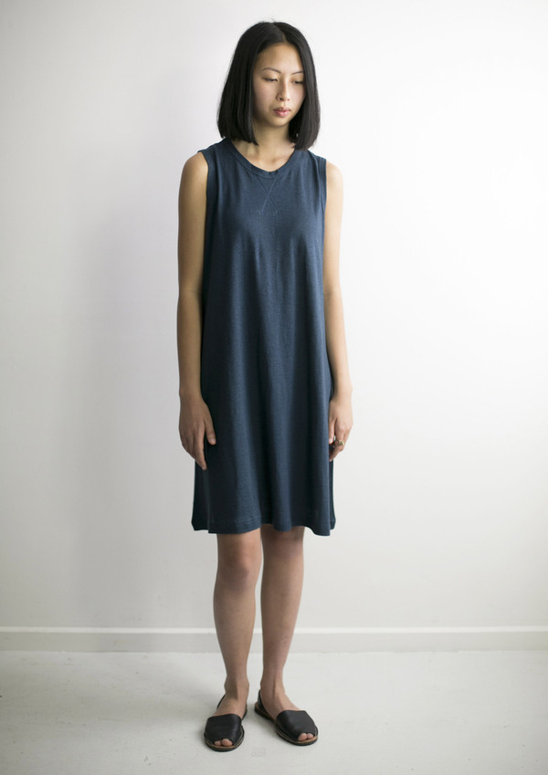 GOOD STUDIOS WOMENS HEMP JERSEY ALINE DRESS GOOD STUDIOS WOMENS HEMP JERSEY ALINE DRESS