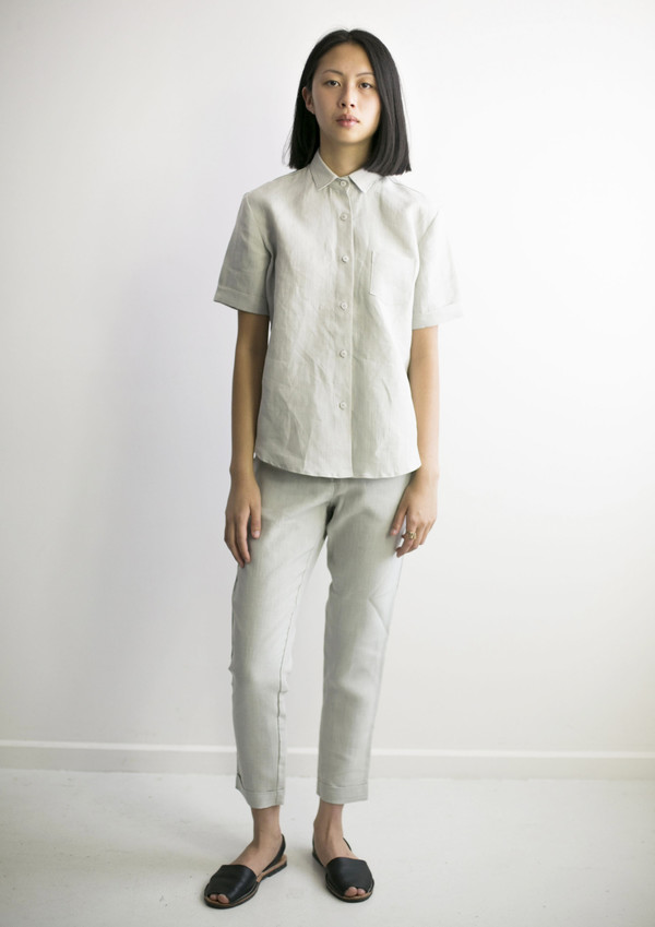 GOOD STUDIOS WOMENS HEMP LINEN BOX SHIRT GOOD STUDIOS WOMENS HEMP LINEN BOX SHIRT