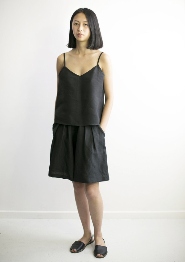 GOOD STUDIOS WOMENS HEMP LINEN SINGLET GOOD STUDIOS WOMENS HEMP LINEN SINGLET