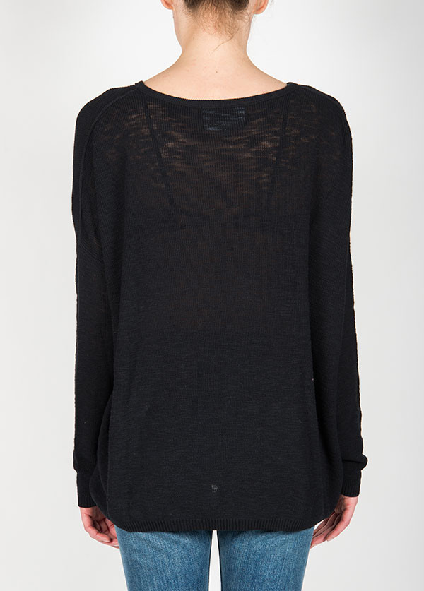 Line Knitwear - The Roundabout in Caviar Line Knitwear - The Roundabout in Caviar