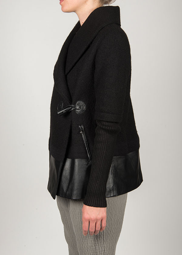 Line Knitwear - The Spencer in Caviar Line Knitwear - The Spencer in Caviar