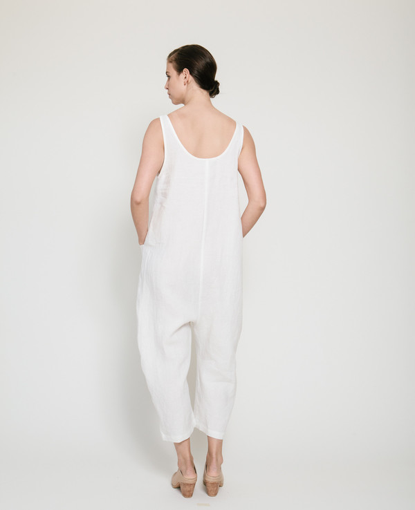 Ilana Kohn Gary Jumpsuit in white Ilana Kohn Gary Jumpsuit in white