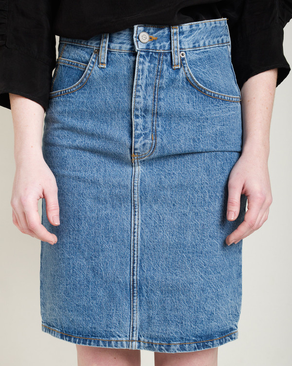 Objects Without Meaning Jena Denim Skirt Objects Without Meaning Jena Denim Skirt