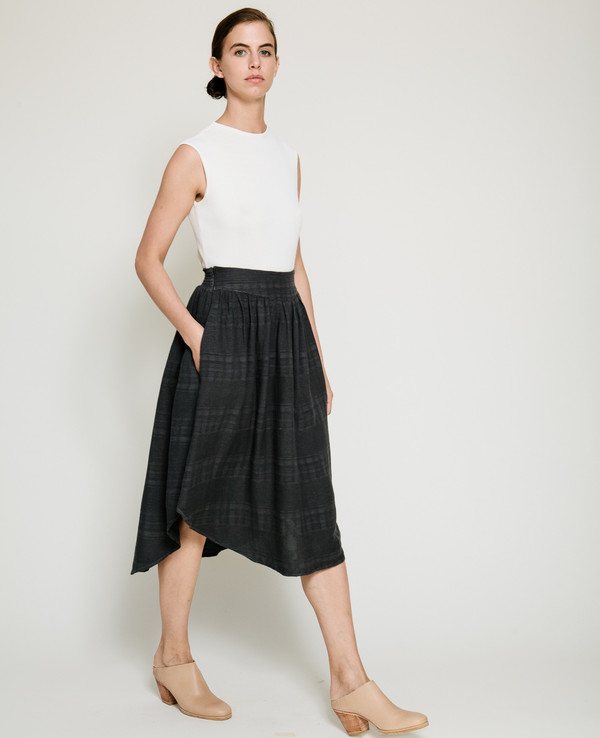 Nico Nico Joplin Textured Skirt in Liquorice Nico Nico Joplin Textured Skirt in Liquorice