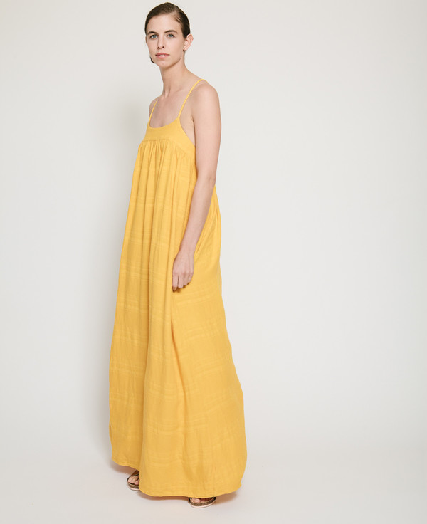 Nico Nico Mitchell Textured Dress in Mango Nico Nico Mitchell Textured Dress in Mango