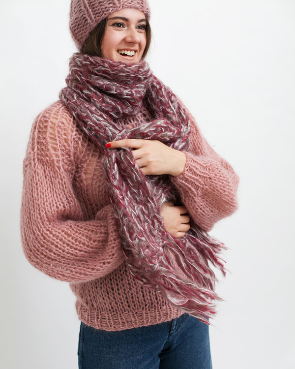 Maiami Mohair Melange Scarf Maiami Mohair Melange Scarf