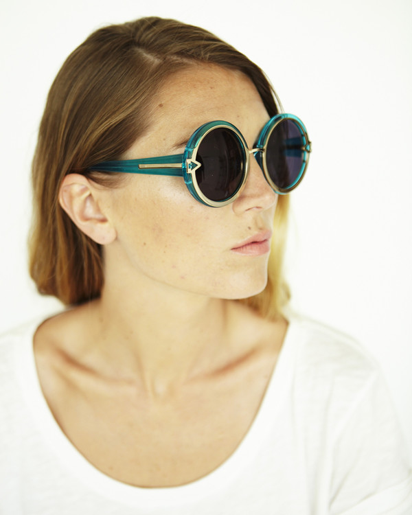 Karen Walker Orbit in Crystal Turquoise Karen Walker Orbit in Crystal Turquoise