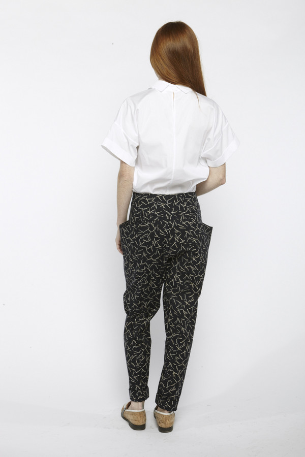 Suzanne Rae Printed Hip Pockets Pants Suzanne Rae Printed Hip Pockets Pants