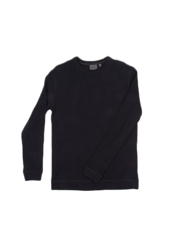 Naked & Famous Denim - Slim Crewneck Vintage Doubleface in Black Naked & Famous Denim - Slim Crewneck Vintage Doubleface in Black