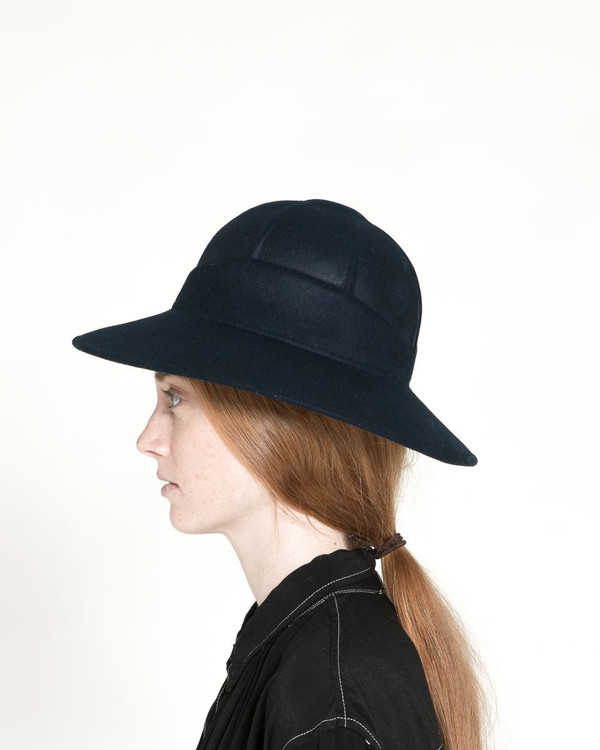 Clyde Safari Hat in Navy Clyde Safari Hat in Navy