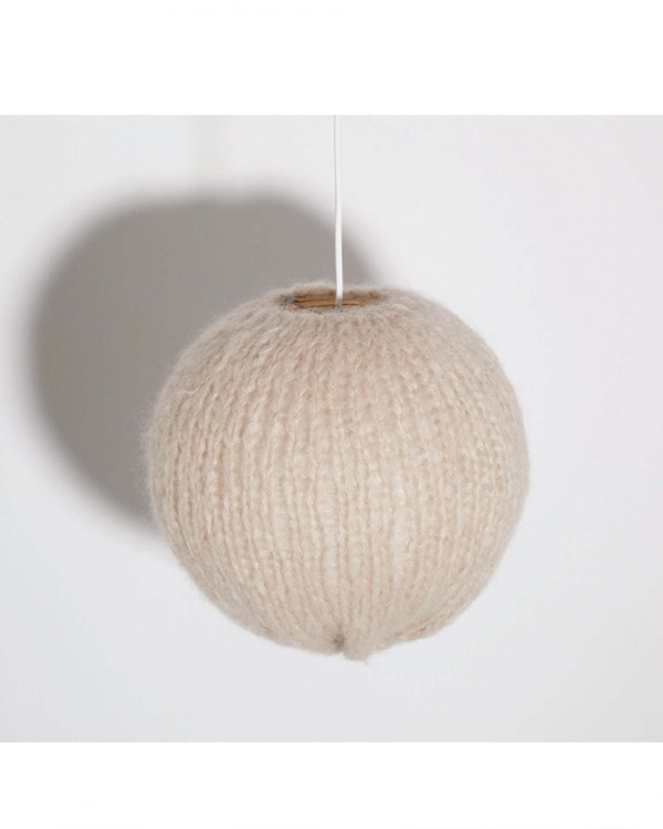 Maiami home Small Mohair Lampshade in Cream Maiami home Small Mohair Lampshade in Cream