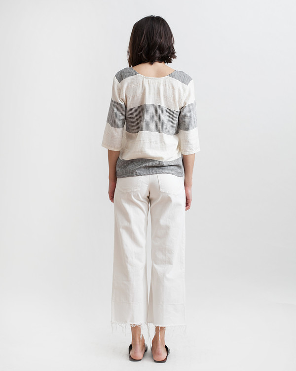 Ace & Jig Turnaround Pullover in Goddess Ace & Jig Turnaround Pullover in Goddess