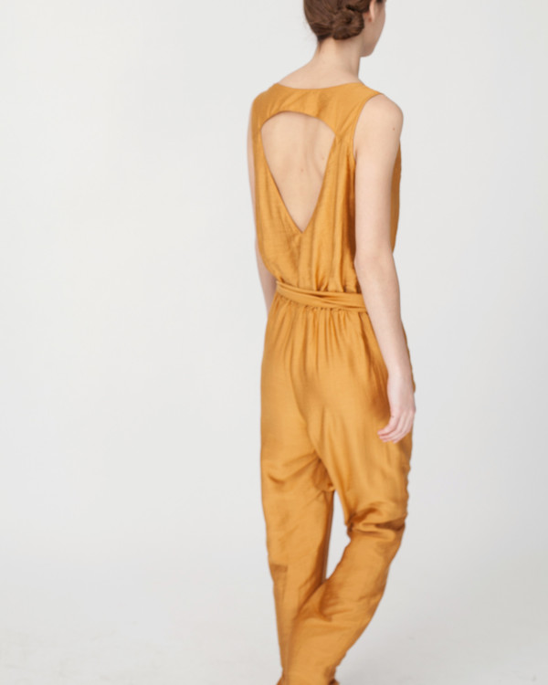 Sessun Victoire Jumpsuit in Mustard Sessun Victoire Jumpsuit in Mustard