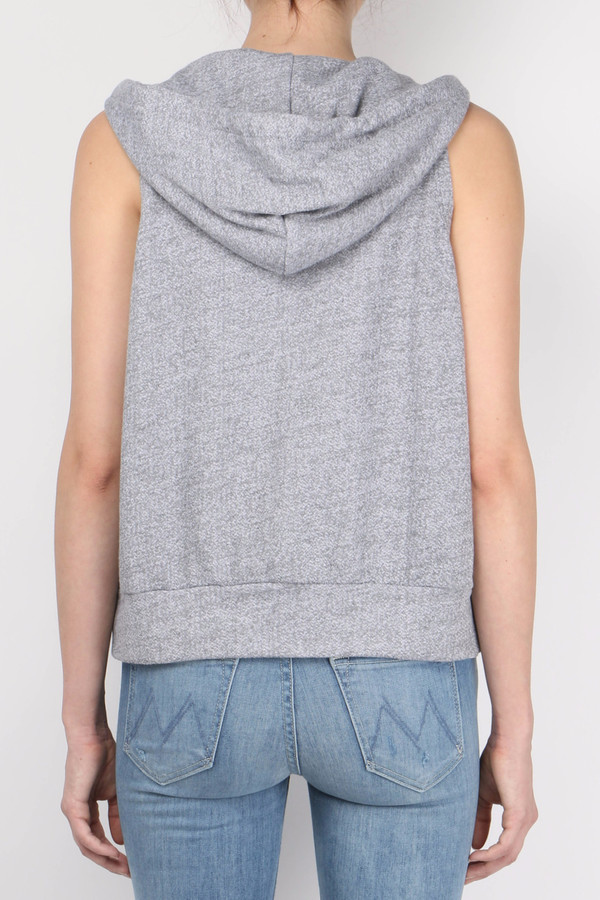 Monrow Sleeveless Hoodie Monrow Sleeveless Hoodie