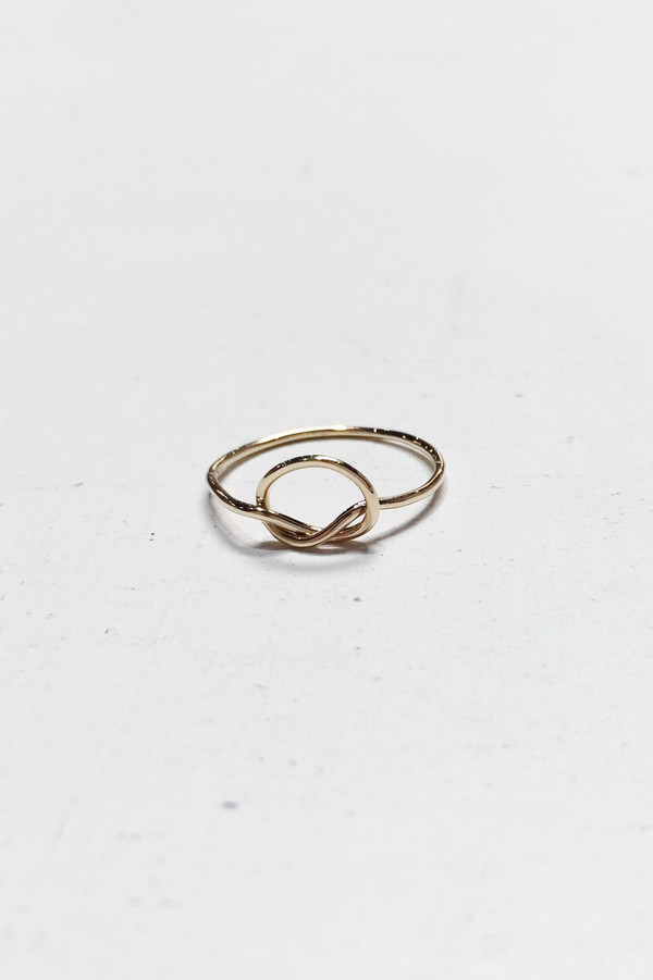 Bario Neal Knotted Rush Ring - 14k Yellow Gold Bario Neal Knotted Rush Ring - 14k Yellow Gold