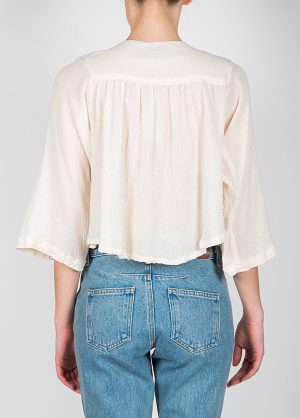 Objects Without Meaning - Kenza Top in Chalk Objects Without Meaning - Kenza Top in Chalk