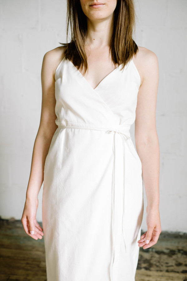 Veryan Wrap Dress - Ivory Veryan Wrap Dress - Ivory
