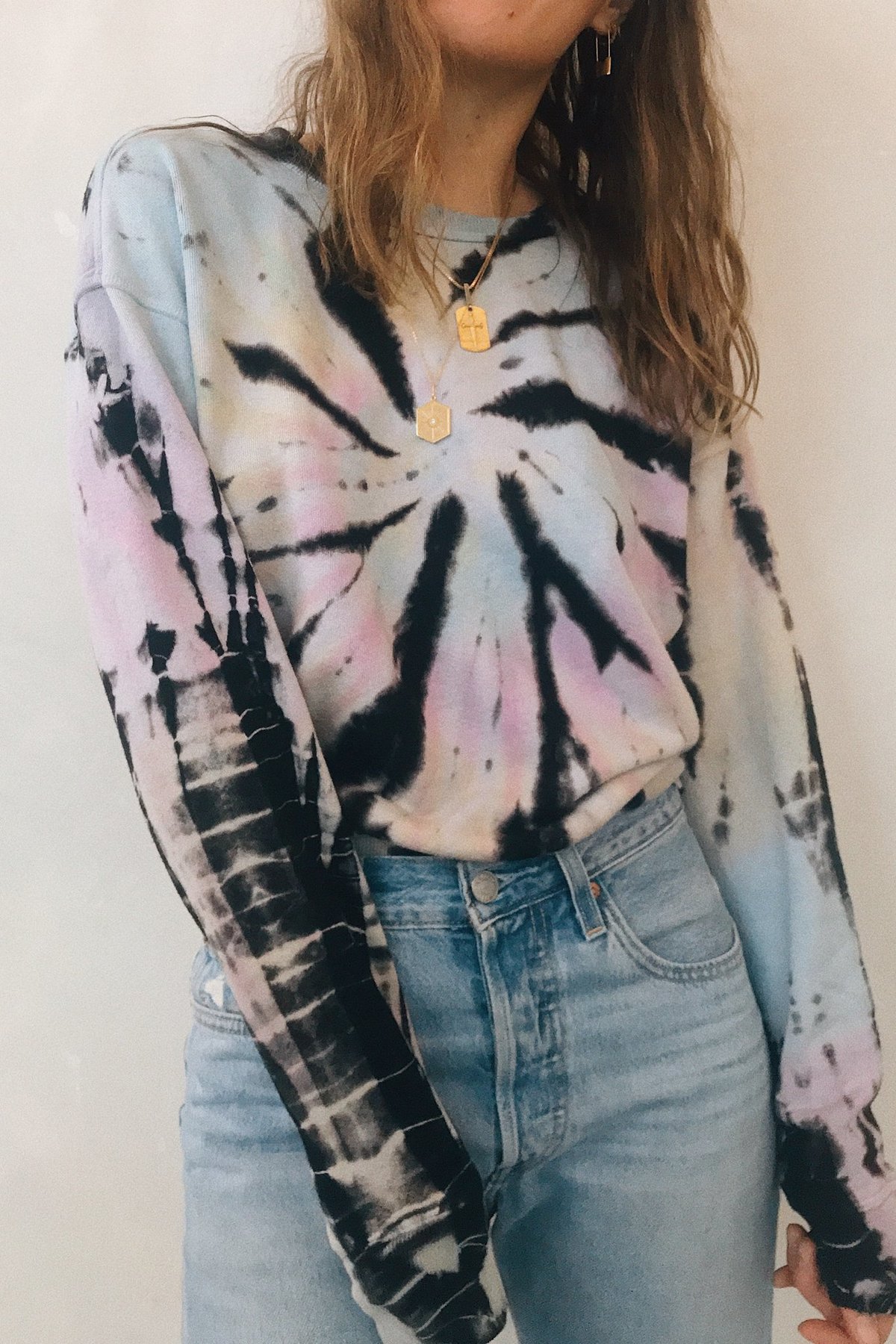 n philanthropy tie dye sweatshirt