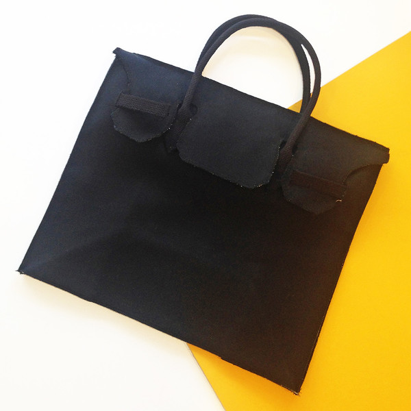 Slow and Steady Wins the Race Rectangular Bag in Black Slow and Steady Wins the Race Rectangular Bag in Black