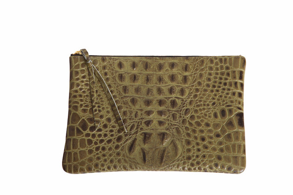 Oliveve Queenie In Black Hornback Embossed Cow Leather Oliveve Queenie In Black Hornback Embossed Cow Leather