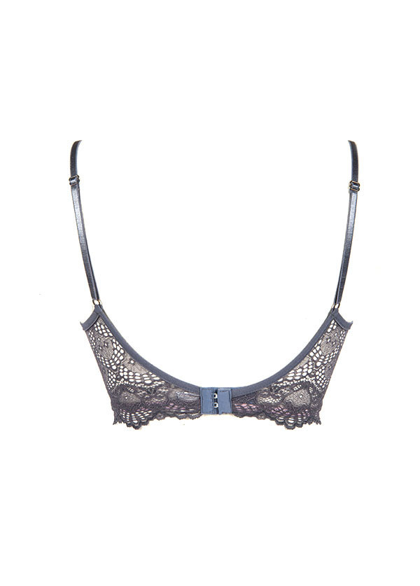 Only Hearts - Whisper Sweet Nothings Soft Cup Bra in Misty / Gunmetal Only Hearts - Whisper Sweet Nothings Soft Cup Bra in Misty / Gunmetal