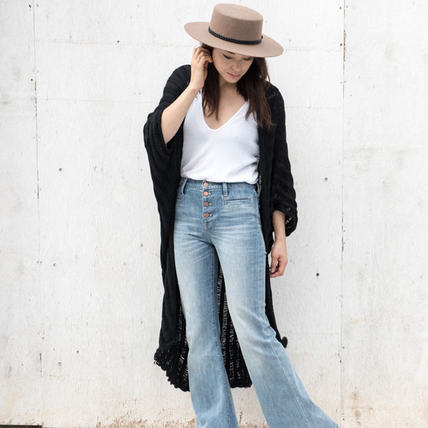 DeNada - Oversized Collared Drop Stitch Shawl DeNada - Oversized Collared Drop Stitch Shawl