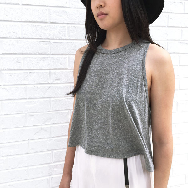 Lacausa - Heather Crop Tank Lacausa - Heather Crop Tank