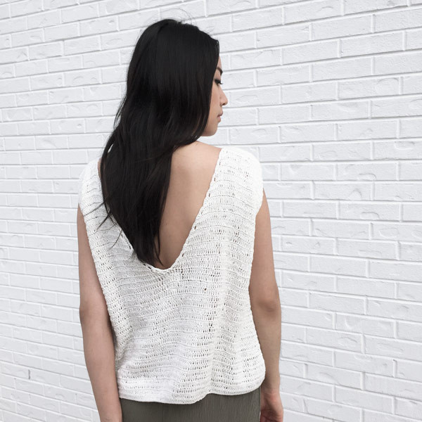 Rue Stiic - Crochet V Back Top Rue Stiic - Crochet V Back Top