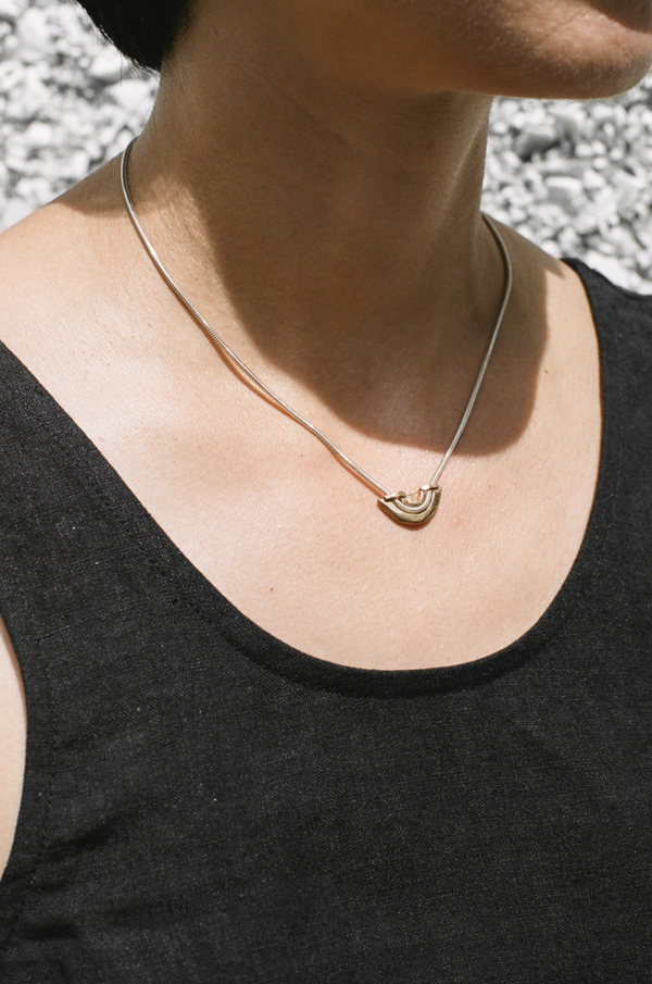 Open House Levee Necklace - bronze/silver Open House Levee Necklace - bronze/silver