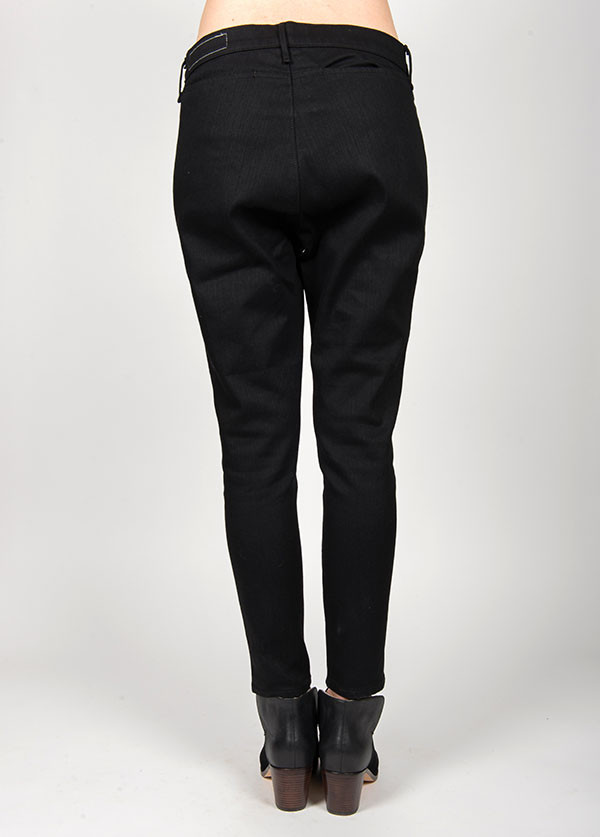 Rag & Bone - Dash Trouser in Black Resin Rag & Bone - Dash Trouser in Black Resin
