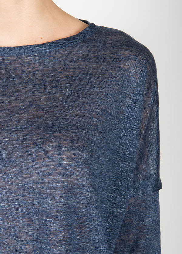 Rag & Bone - Deal Long Sleeve Tee in Indigo Rag & Bone - Deal Long Sleeve Tee in Indigo