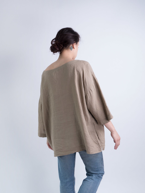 duo nyc,linen,top DUO NYC Vintage Linen Tunic duo nyc,linen,top DUO NYC Vintage Linen Tunic