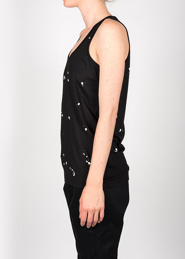 Rag & Bone - Splatter Tank in Black Rag & Bone - Splatter Tank in Black