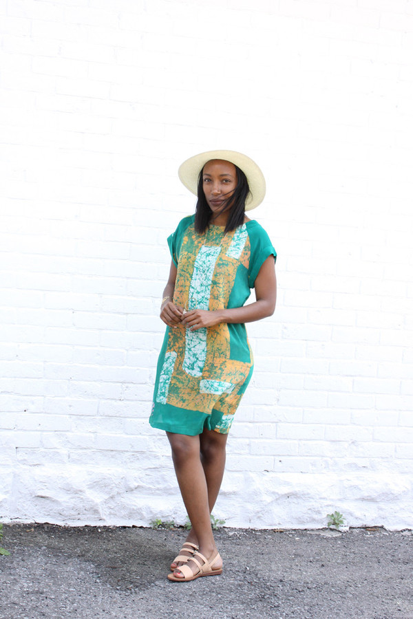 Osei-Duro Osei Duro Deni Dress (Green Rubics) Osei-Duro Osei Duro Deni Dress (Green Rubics)