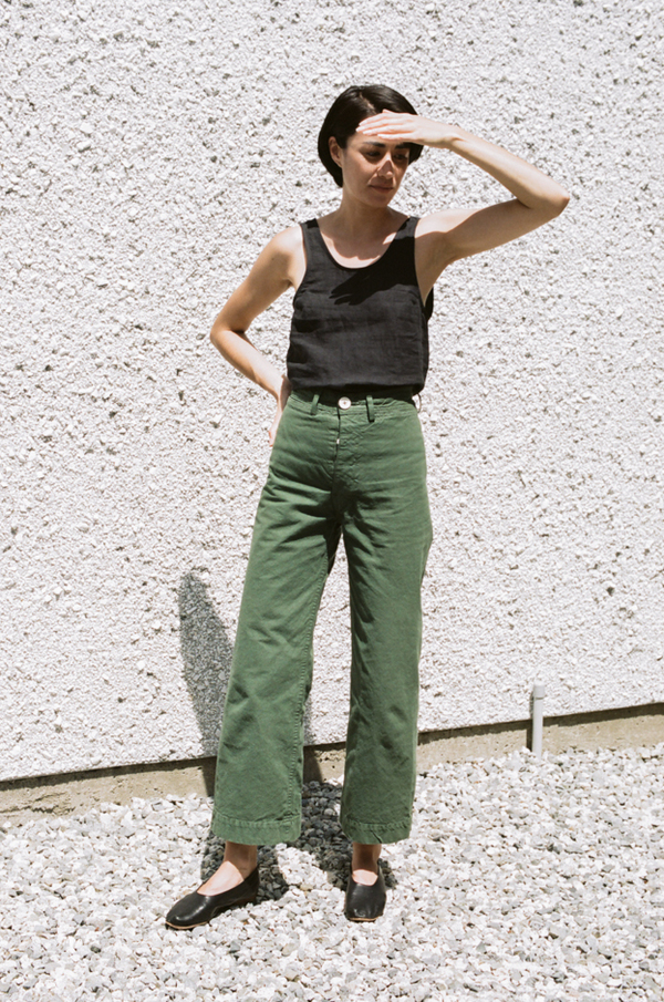 Jesse Kamm Sailor Pant - olive Jesse Kamm Sailor Pant - olive
