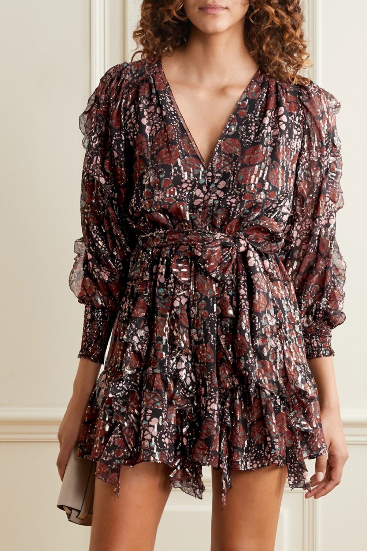 long flowy off the shoulder dress