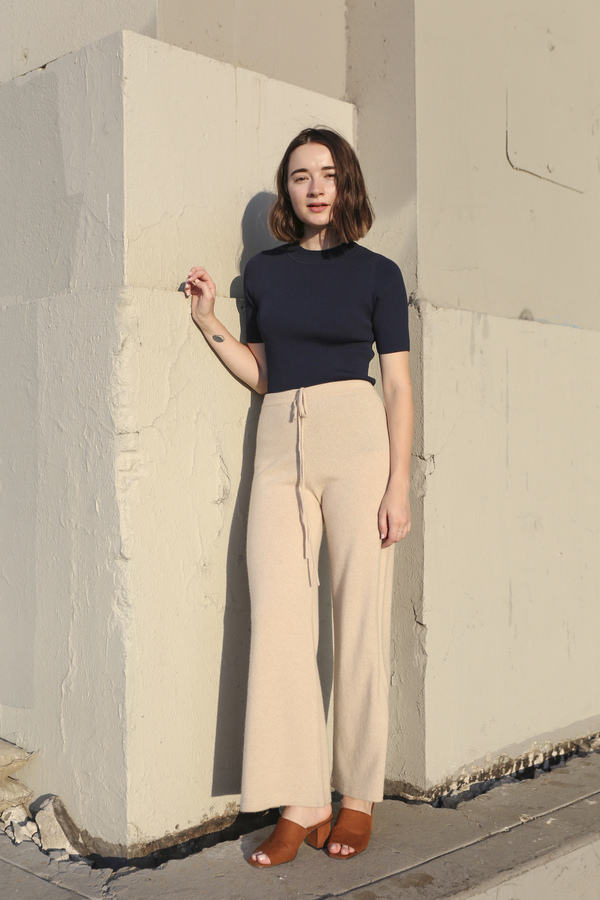 PRE-ORDER - Objects Without Meaning Cashmere Sweater Pant, Oat PRE-ORDER - Objects Without Meaning Cashmere Sweater Pant, Oat