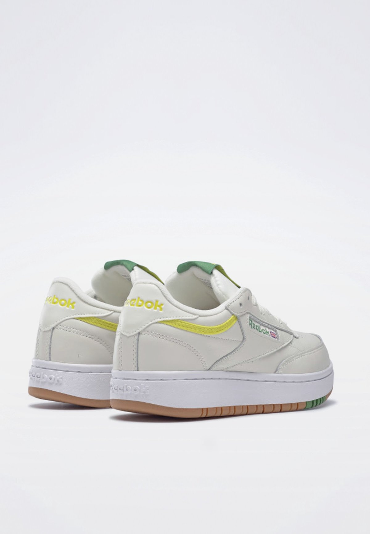 Reebok Club C Double - chalk/yellow/gum 