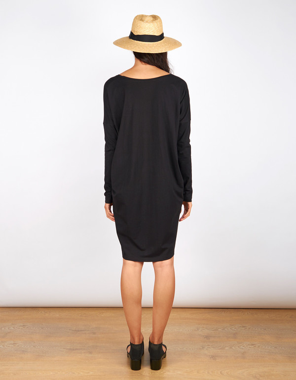 Kowtow Building Block Oversized Dress Black Kowtow Building Block Oversized Dress Black