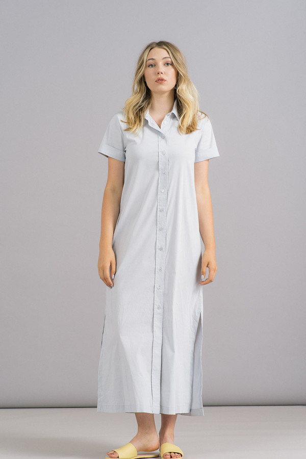 Ganni Misaki Cotton Long Shirtdress Ganni Misaki Cotton Long Shirtdress