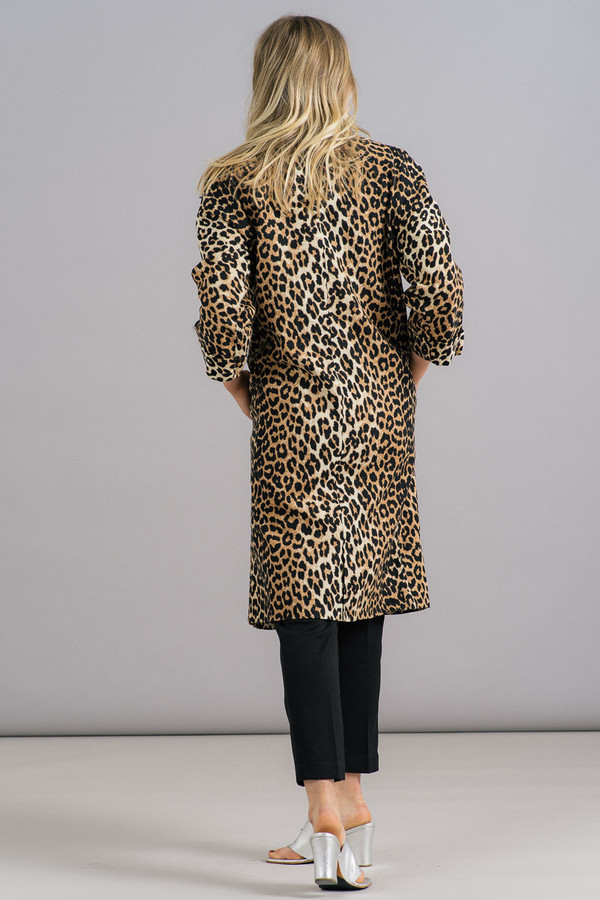 Ganni Yoshe Leopard Coat Ganni Yoshe Leopard Coat