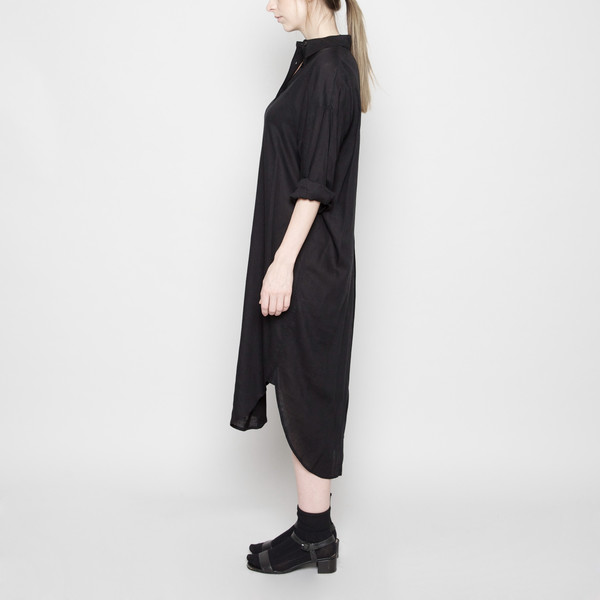 7115 by Szeki Dolman Shirt-Dress- Black FW16 7115 by Szeki Dolman Shirt-Dress- Black FW16