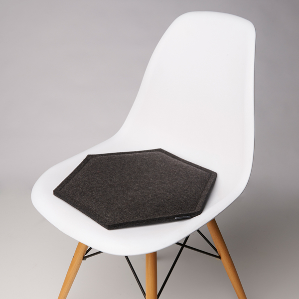 Zabuton Charcoal Honeycomb Seat Pad Zabuton Charcoal Honeycomb Seat Pad
