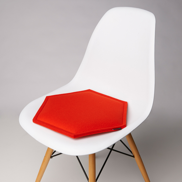 Zabuton Orange Honeycomb Seat Pad Zabuton Orange Honeycomb Seat Pad